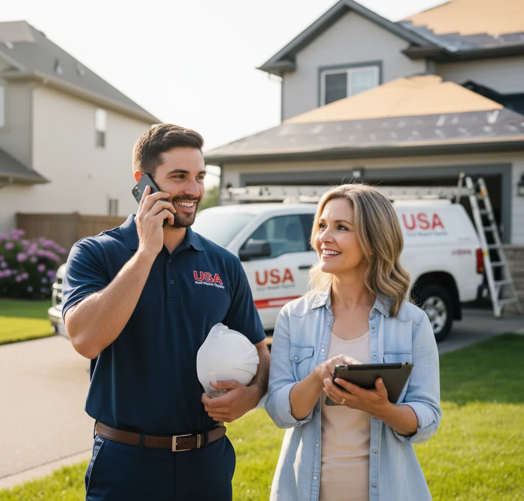 USA Roof Repair Experts customer support in Frankford